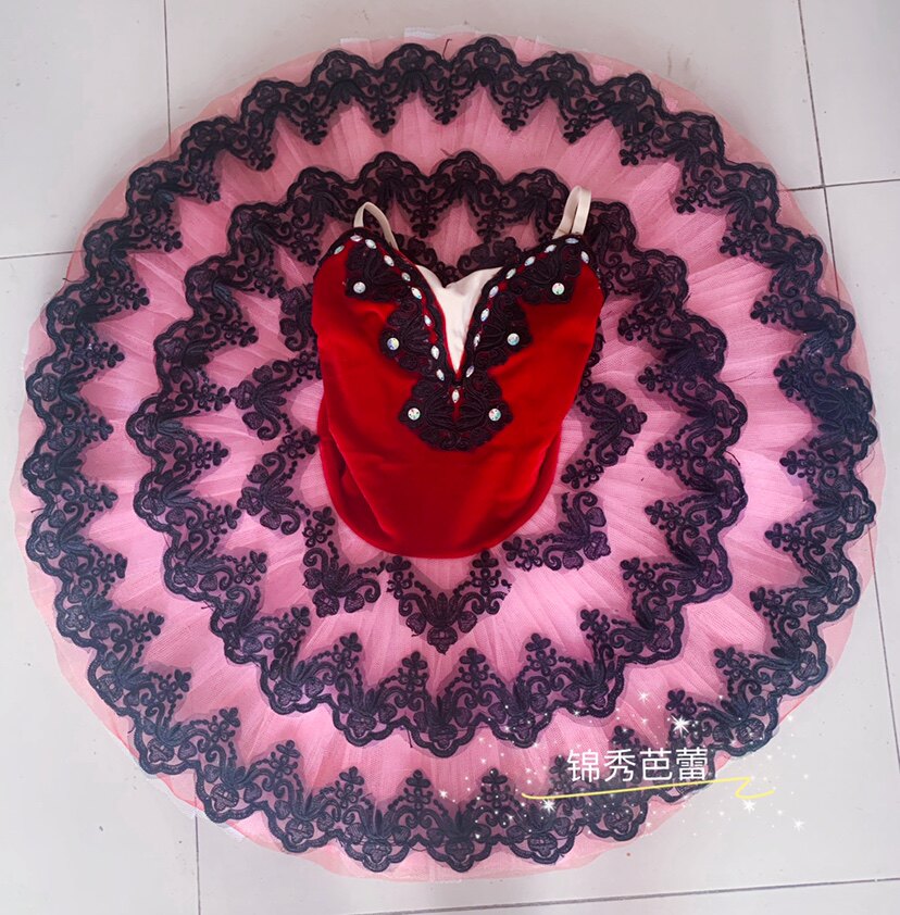 Children's professional ballet dresses Esmilada to perform the Swan Lake TUTU yarn fluffy dress for costumes