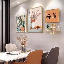 Nordic Restaurant Decoration Painting Cozy Modern Minimalist Dining Room Hanging Paintings Light Lavish Style Restaurant Background Walls Ins frescoes