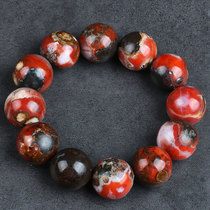100 74g bag paste] Special demon flower oil Runnan red agate bracelet 20 6-19 8mm