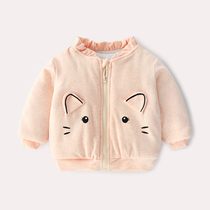 Baby Coat Winter Ladies Autumn Winter Dress Womens Baby Thickened Girl Clip Cotton Infant Blouse 0 1 ½ Winter