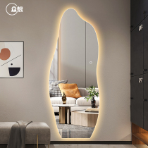 Everyone wants smart full-body mirror wearing mirror creative irregular decorative mirror home porch Wall fitting mirror