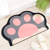 Cartoon Bear Palm doormat toilet Absorbent Ground Mat Toilet Entrance foot mat Slip Mat doormat Girl Carpet Mat