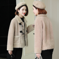 Zqqz sheared wool coat women's short fur one 2020 winter new lamb wool fur coat 539