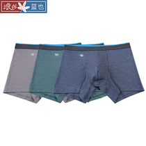 Romansa mens sports underpants 3 strips of running fitness mesh breathable high-bomb bacteriostatic flat angle pants 106ALY