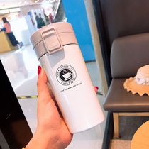 Coffee thermos cup female men portable water cup simple car hand Cup lovers literary fresh with filter Cup