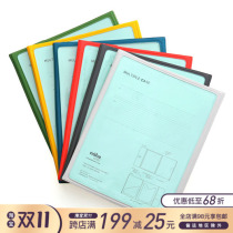 Japanese HIGHTIDEnahe series IPAD tablet computer applicable documents multi-function storage bag stationery storage
