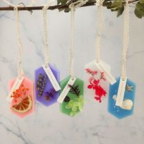 Aromatherapy wax chips dried flower wardrobe pendant to smell and lasting fragrance bag toilet room wardrobe decoration decoration