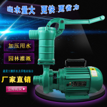 Hand pressure pump large flow electric pressure well pump centrifugal pump farm water pump large diameter well head pump double use pump sea speed