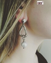  Limited special offer Spanish niche tide brand UNOde50 pearl earrings irregular handmade original discount price