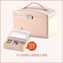Jewelry box girl girl girl earrings large capacity jewelry box exquisite girl box jewelry box fashion decorations