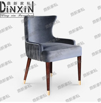 Nordic Simple Solid Wood Dining Chair Designer Creative European Dining tables and chairs Cafe Chair