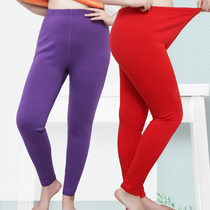 Large size plus velvet pants winter thick cotton women pants plus fat mother 200kg fat increase grandma warm autumn pants