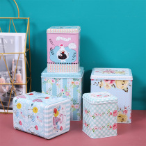 Desktop containing cartridge lid storage box Miscellaneous Box Finishing Box Big sealed jar snacks Candy Box Iron Box