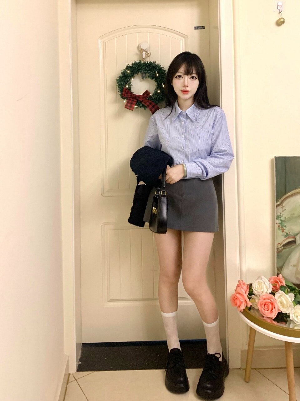 达芙妮春季厚底乐福鞋，英伦风厚底增高3-4cm小个子友好一脚蹬便捷