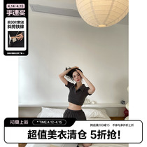 (LaluneDuCiel) LLDC polo collar short T-shirt shorts two-piece sports suit