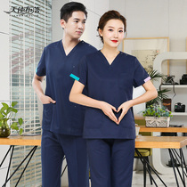 Operating room Handwashing short sleeves Female nurses Surgery Summer Thin Oral Dental Male doctor Surgery Workwear