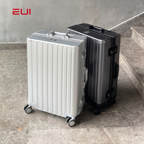 EUI - all aluminum magnesium alloy pull rod box 24 inches suitcase male travel bag female 200000 wheel boarding luggage 28