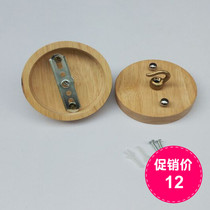 Wood ceiling lamp chandelier lamp DIY lighting accessories hanging plate open and closed ring home advertising o
