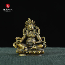 Antique antique bronze Buddha hand Buddha zang fo bronze decoration huang cai shen like cai shen xiang zeng fu zeng cai pure copper