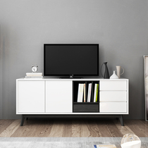 Nordic fashion simple paint bedroom TV cabinet small house storage floor cabinet living room furniture TV cabinet combination