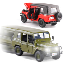 Beijing 1:28 Jeep 2020 nostalgic off-road vehicle five-door sound and light return metal car model toy car