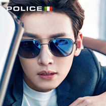 Italian POLICE glasses Chi Changxu the same sunglasses mens frame tide simple sunglasses women SPL460G