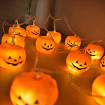 Halloween Decoration Pumpkin Lantern Skeleton Ghost Light Party Bar KTV Scene Arrangement Pumpkin Light String Decoration