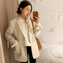 SANDRO MOSCOLONI Joker Korean Spring and Autumn New Leisure Suit Jacket Women Loose Skinny Small Suit