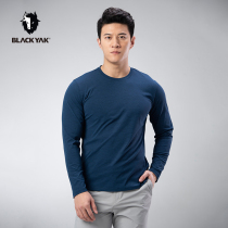 BLACKYAK Boula-Jakab Mens long sleeve T-shirt minimalist sports necropolis collar outdoor mens T-shirt SEM105