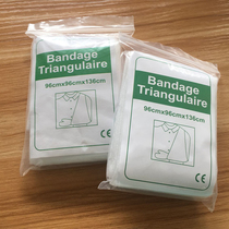Disposable training triangle towel Hospital outdoor bandage bandage Red Cross training special triangle towel special price
