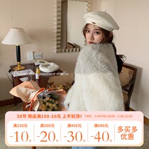 Summer home 2021 Winter imitation Tuscany fur jacket with fur coat female plush suede leather grass winter advanced sensation