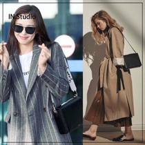 (Li Hani Cui Gangxi Original) 2018 Spring Korean designer brand MUTEMUSE cowhide backpack