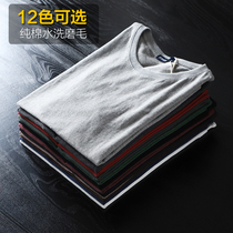 Foreign trade export tail single summer round neck men's short sleeve T-shirt cotton cut original single men's cotton half sleeve T-shirt