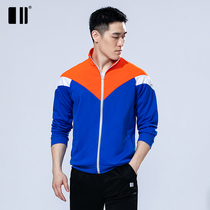 2022 Spring Autumn New Single Double Number Knitwear Sport Casual Jacket Mens Running Sports Zipper Cardiovert Collar Jacket