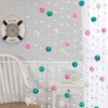 (Massive Beijing bean coupons into the store free collar) Crystal bead curtain partition living room entrance curtain rattan ball bead chain screen