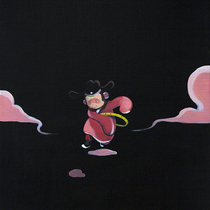 Exclusive sales Chen Jianzhou Ma Ma Wen on canvas painting 40*50cm original painting hanging painting auction