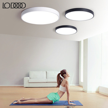 Le lamp modern simple creative personality home living room bedroom room lamps study round ultra-thin ceiling lighting