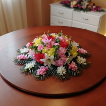 Round table simulation Flower Hotel big table set flower fake flower decoration flower art table electric table flower restaurant table flower