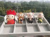 Mango Family Diy Pure Hand Crochet Hook Knitting West Cruise of the Tang monk Apprentice Petty Pendant wool-line doll finished product