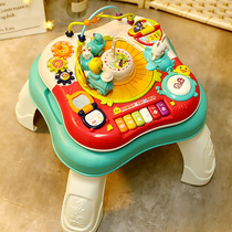 Childrens multi-function game table baby puzzle early education boys and girls 6-12 months baby toys multi-function sound