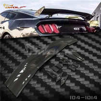 Ford mustang mustang modified special APR carbon fiber tail perforated fixed wind spoiler 15-19 models