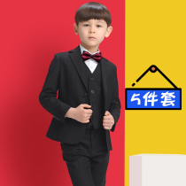 Boys suit suit suit flower girl dress childrens suit child jacket Korean version of British handsome piano performance Spring and Autumn