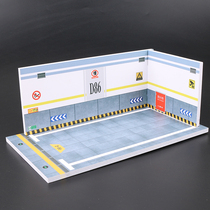 The bespoke parquet is a random one of the parking spaces.