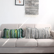 American country hand-woven pillow Moroccan simple blend Nordic pillow model room Living room model room