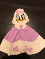 Japanese lovely you must buy it coral velvet spring and autumn Daixi cloak men and women baby shirt shawl