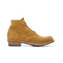 VISVIM UNCLE GUI BRIGADIER thick-soled Goodyear deodorant Japanese tooling lace-up suede shoes and boots