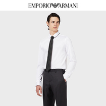 Emporio ARMANI AMANI AMANI AMANI Small Tip - Leading Business Refined Long - sleeved Shirt Men