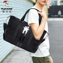 Woodpecker portable travel bag large capacity waterproof foldable travel bag mens luggage casual fitness bag