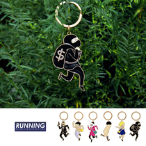 「Pawn 」KIITOS genuine RUNNING running male key ring keychain streaking male running teenager