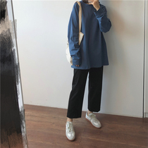 Fat Sister Spring Autumn 2021 New Big Code Women Pants High Waist Display Slim 90% West Dress Pants Loose Casual Straight Drum Pants Tide